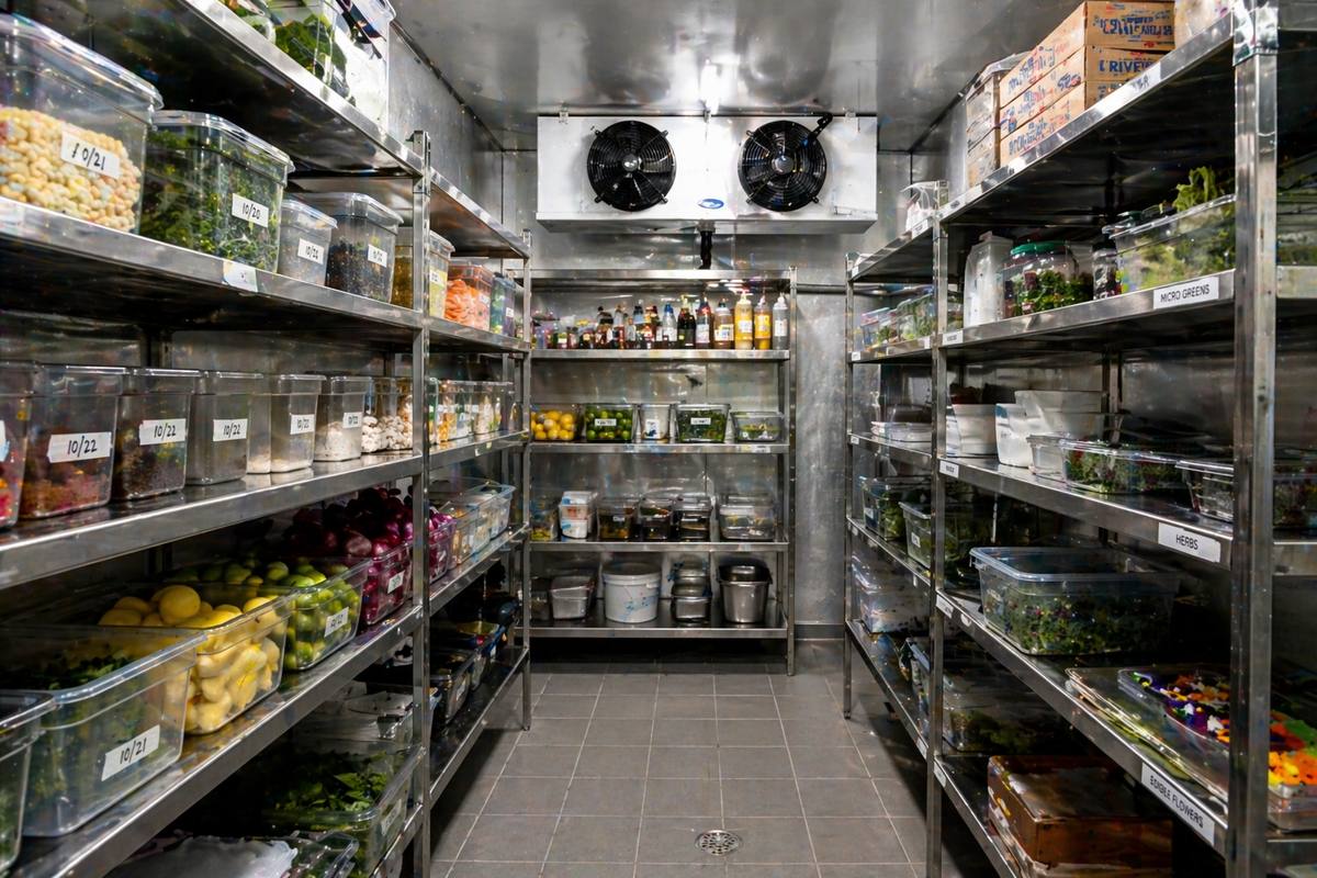Walk-in cooler and cold storage