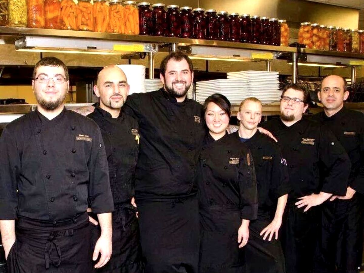 Antonio with culinary team